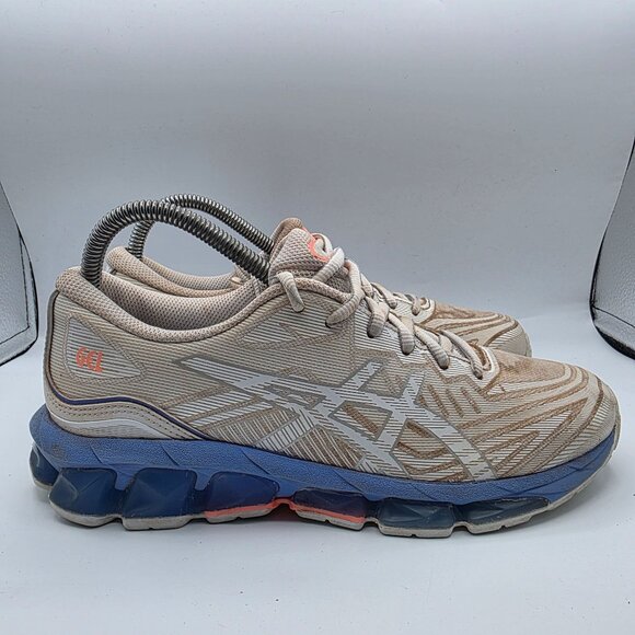 Asics Gel Quantum 360 7 Womens Size 8 White Blue Athletic Shoes Walking Outdoors - Picture 12 of 13